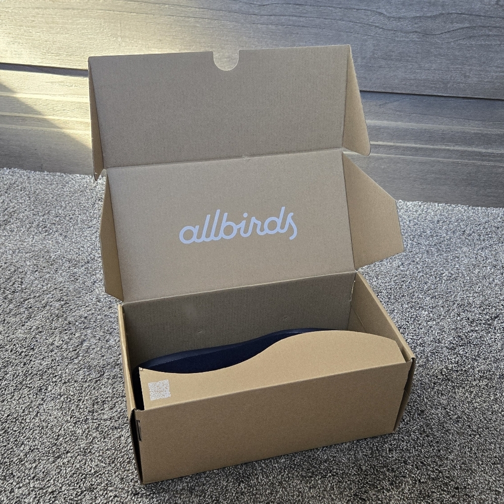 Allbirds Wool Tree Breezer Women's Ballet Flats NEW size 10.5 in Navy Blue - Picture 4 of 12